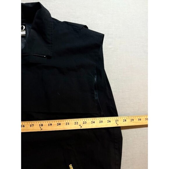 Zero Restriction Golf Jacket Adult XL‎ Black Logo Sleeveless Vest Windbreaker. - Picture 7 of 10